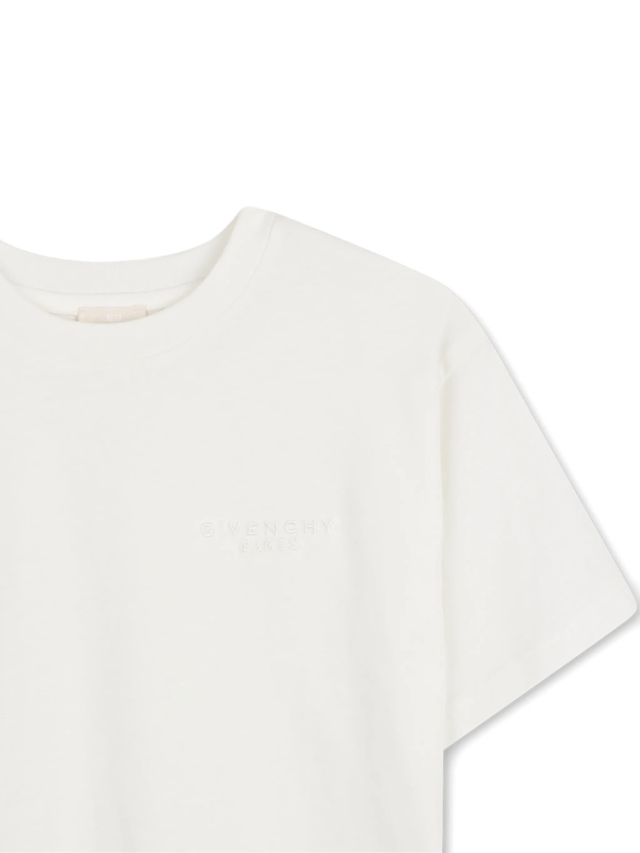 Tricou Givenchy alb din bumbac organic - Img 2