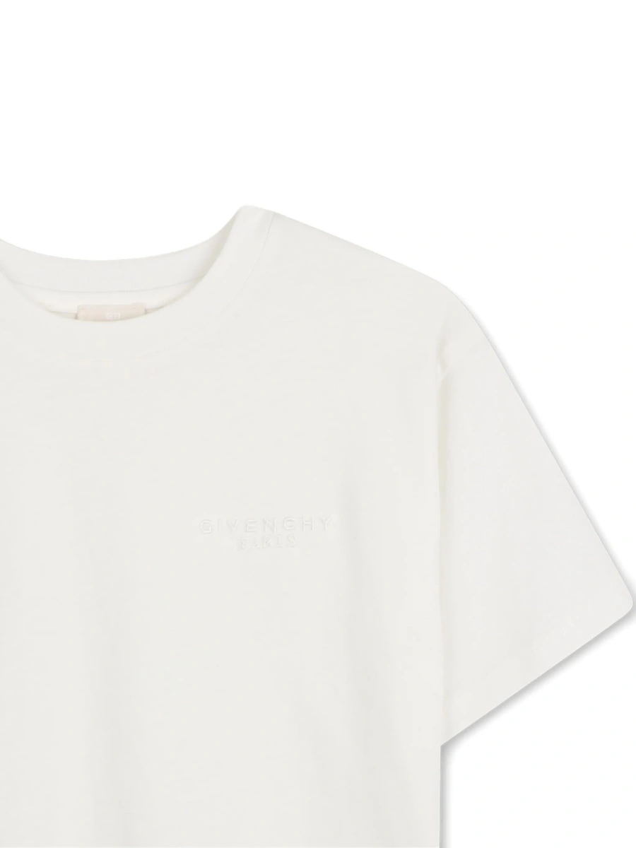 Tricou Givenchy alb din bumbac organic - Img 2