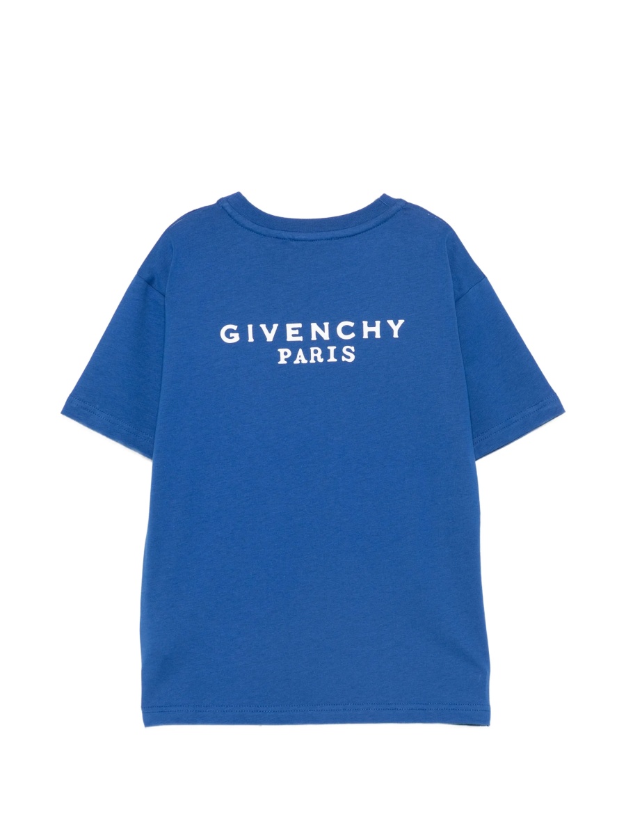 Tricou Givenchy albastru din bumbac - Img 2