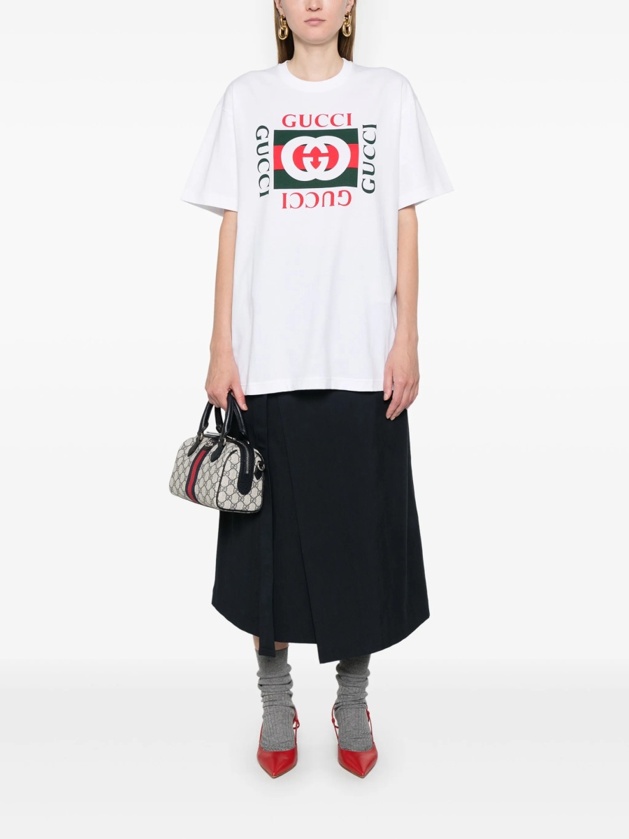 Tricou Gucci alb - Img 2