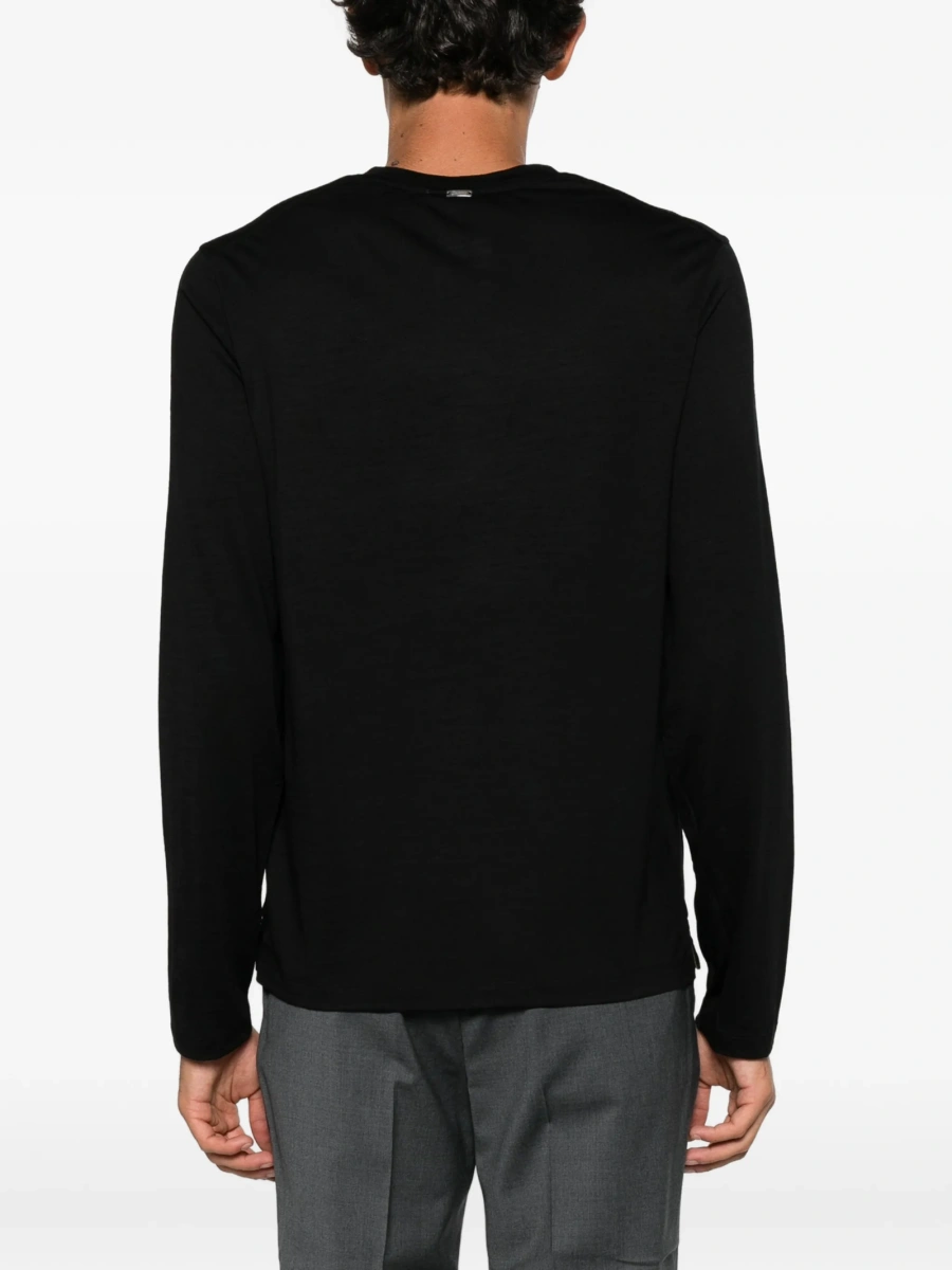 Tricou Herno negru din lana - Img 4