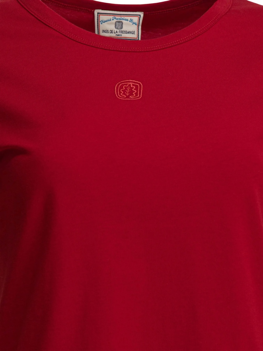 Tricou INES DE LA FRESSANGE rosu - Img 3