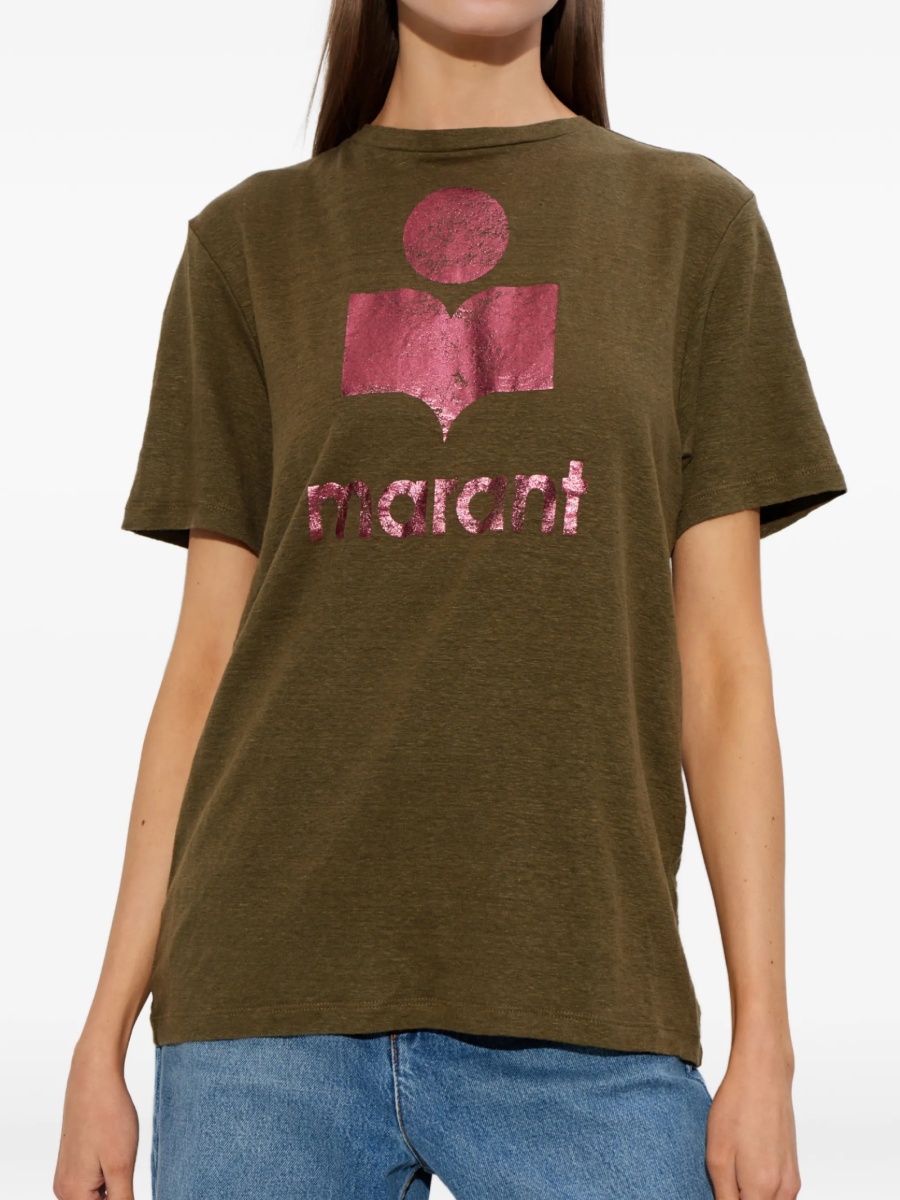 Tricou ISABEL MARANT ETOILE verde - Img 2