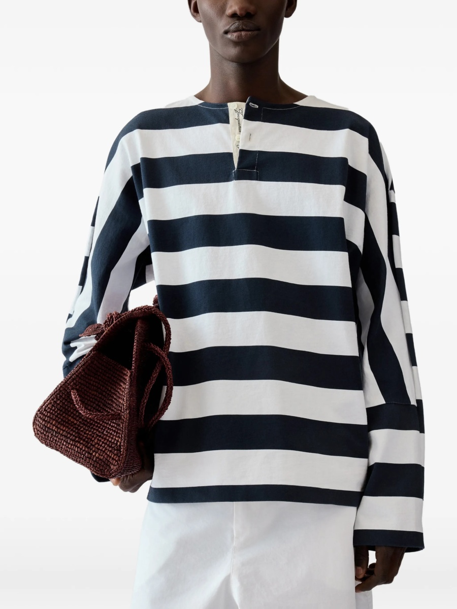 Tricou JACQUEMUS albastru din bumbac - Img 3