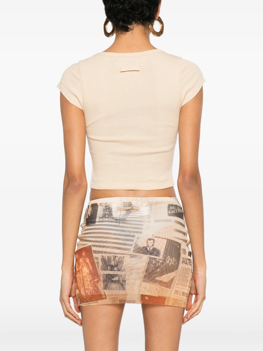 Tricou Jean Paul Gaultier neutru - Img 4