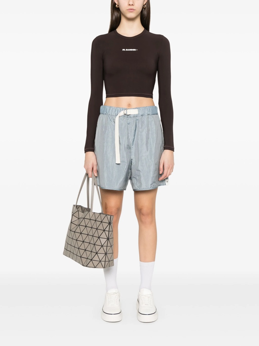 Tricou Jil Sander maro din elastan si poliamida - Img 2