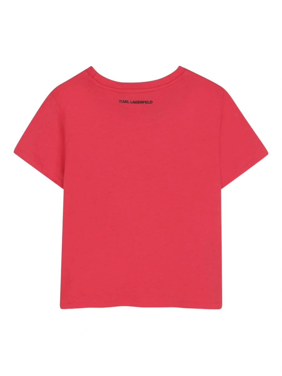 Tricou Karl Lagerfeld rosu - Img 2
