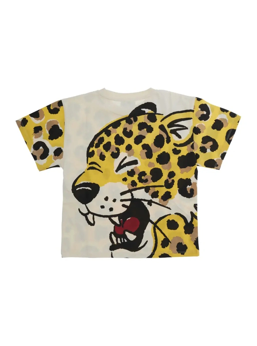 Tricou Kenzo galben din bumbac - Img 2