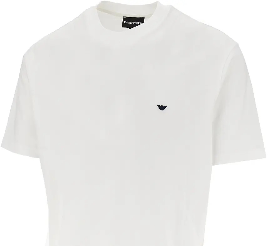 Tricou Lyocell and cotton blend T-shirt with logo - Img 2