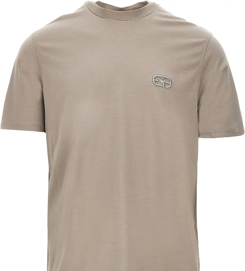 Tricou Lyocell-blend jersey T-shirt with embroidery - Img 2