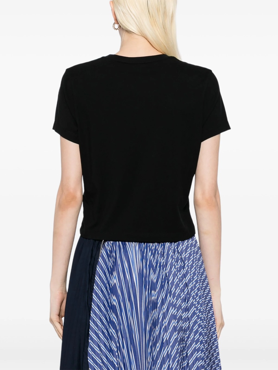 Tricou MAISON KITSUNÉ negru - Img 4