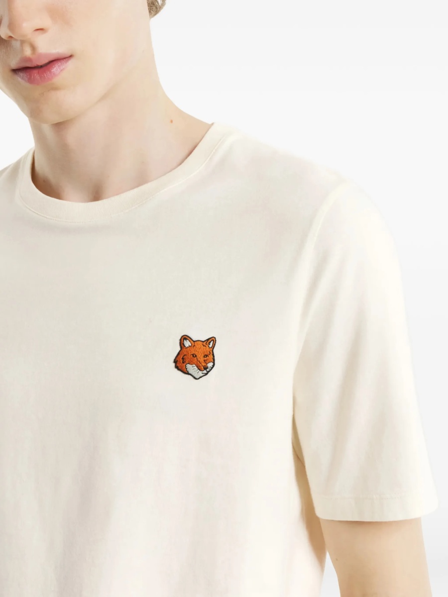 Tricou MAISON KITSUNÉ neutru - Img 4
