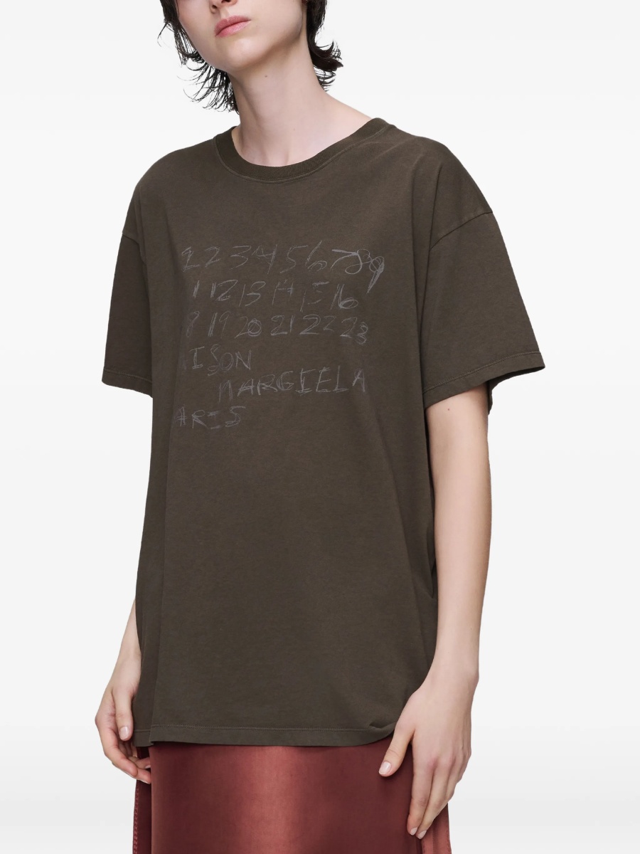 Tricou Maison Margiela maro - Img 3