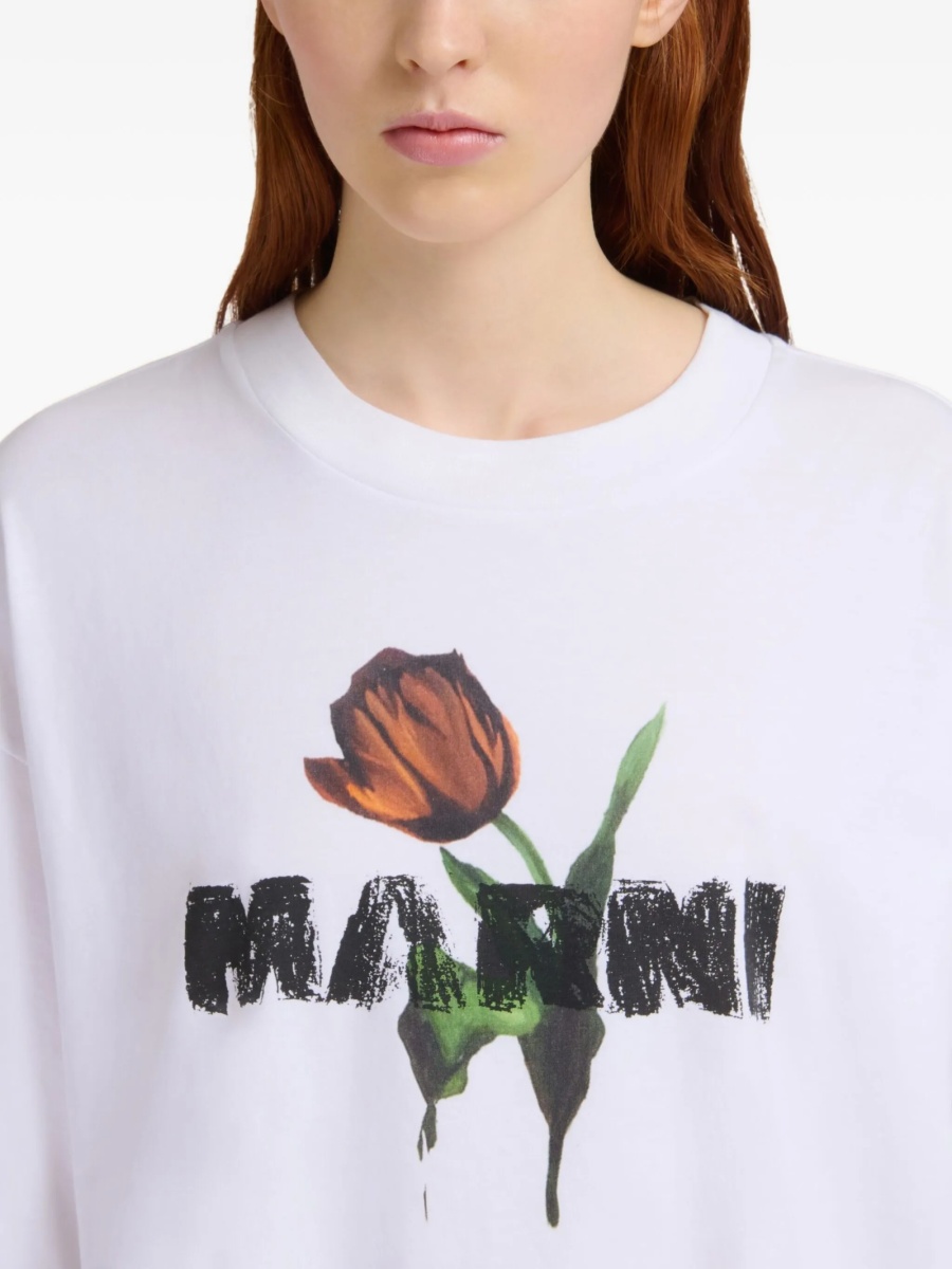 Tricou Marni alb - Img 5