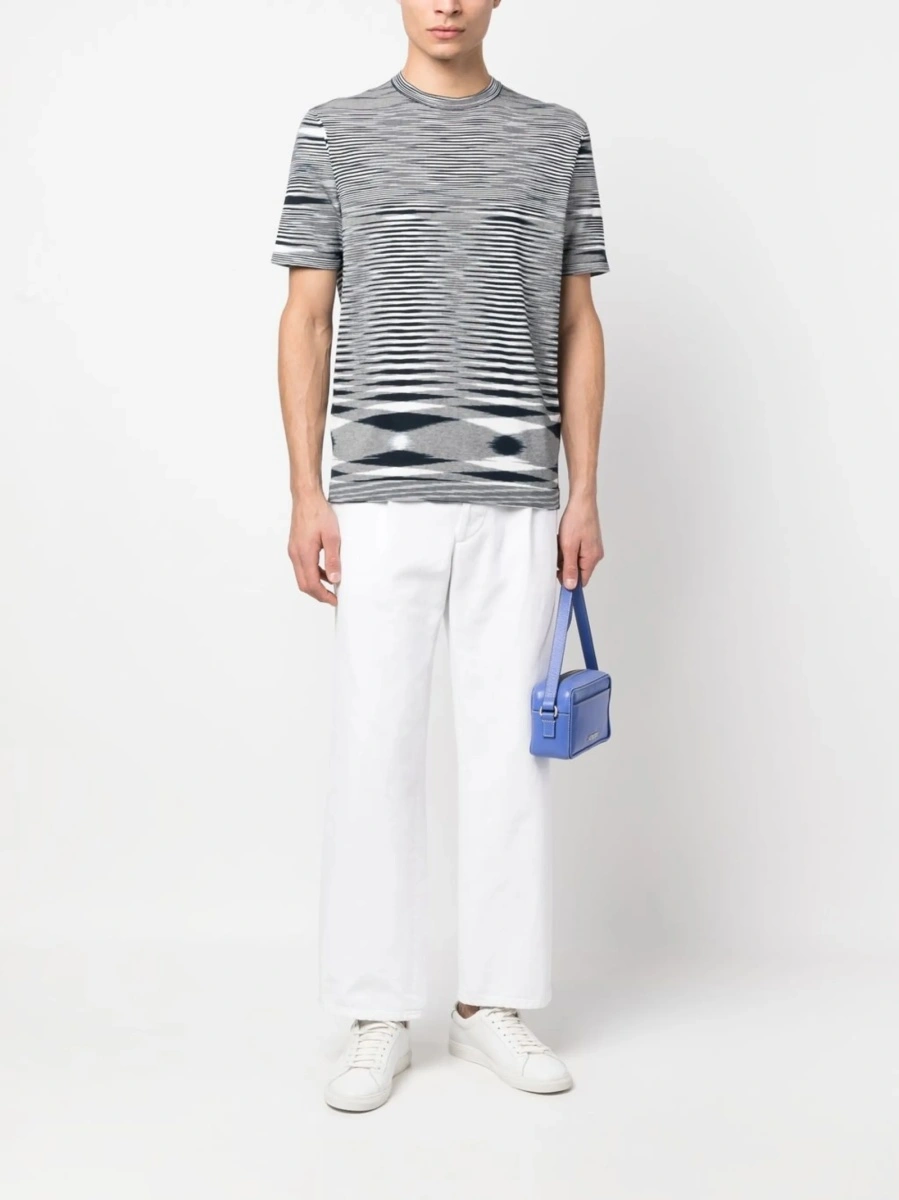 Tricou MISSONI BEACHWEAR albastru - Img 2