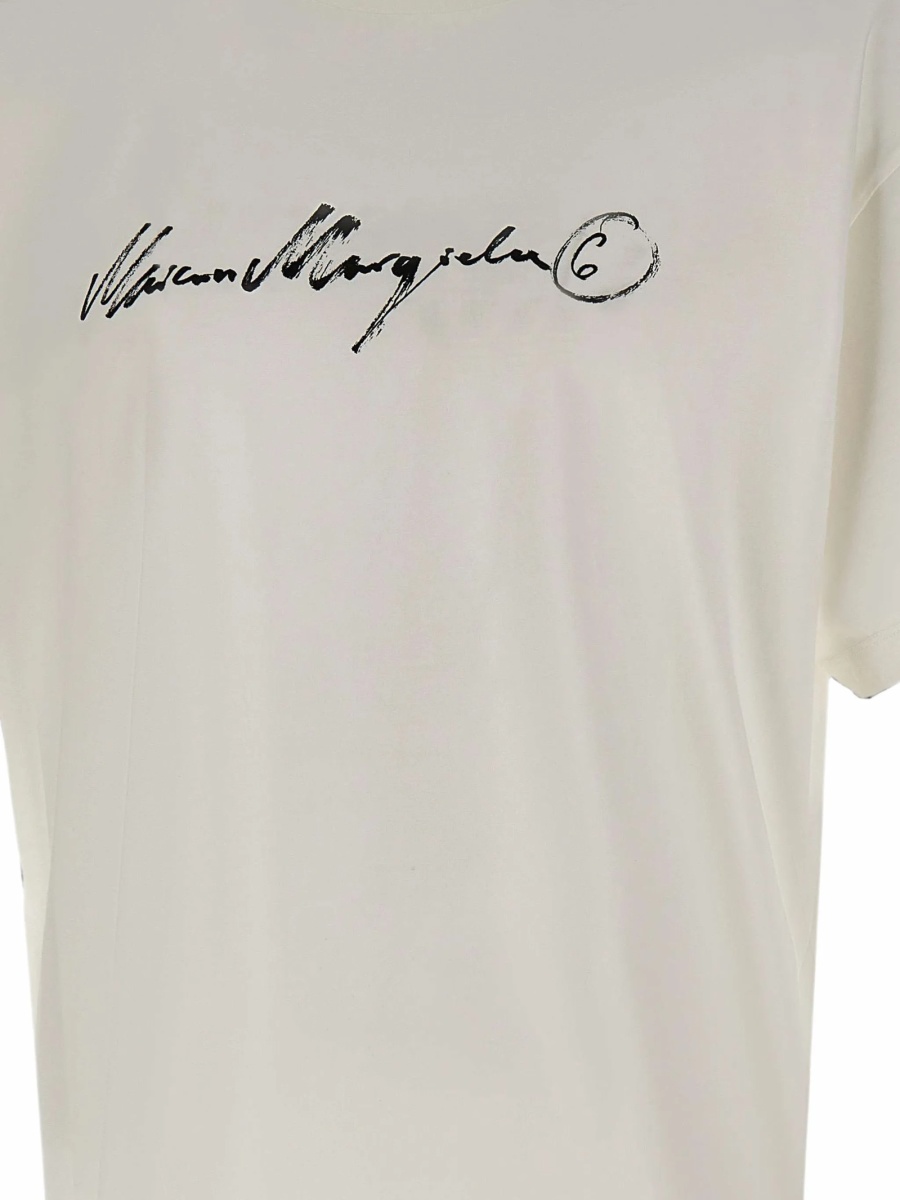 Tricou MM6 Maison Margiela alb - Img 3