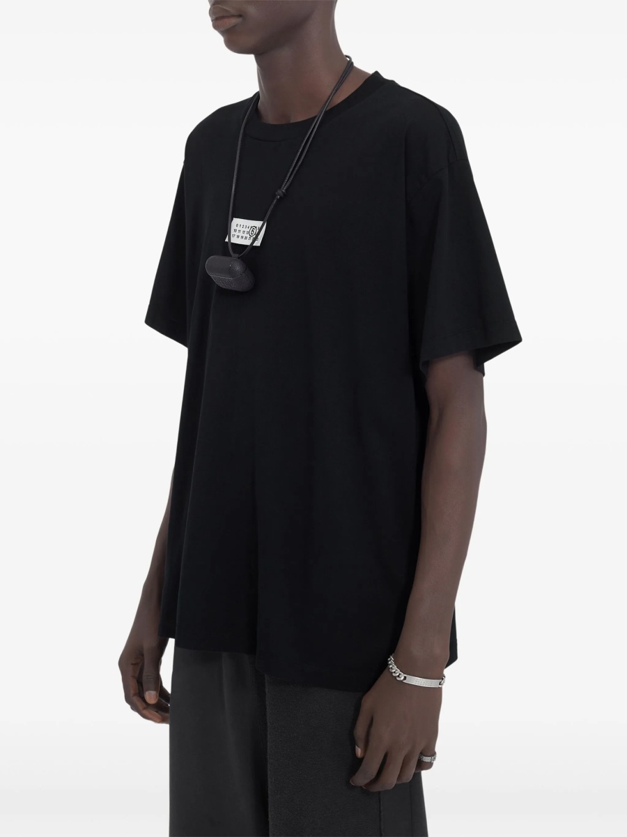Tricou MM6 Maison Margiela negru - Img 5