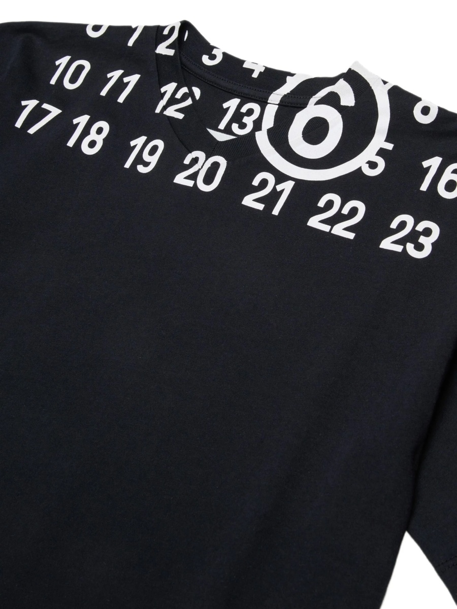 Tricou MM6 Maison Margiela negru - Img 4