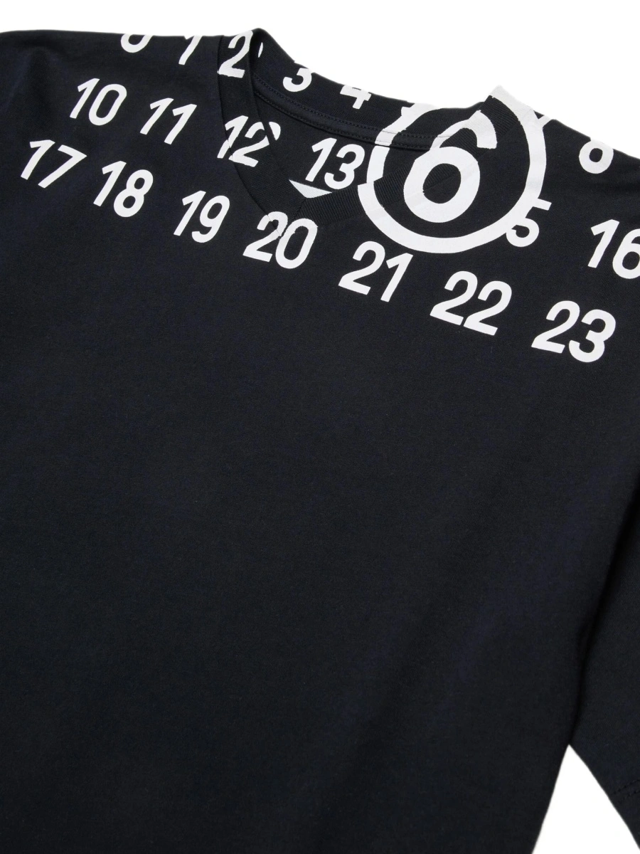 Tricou MM6 Maison Margiela negru - Img 4