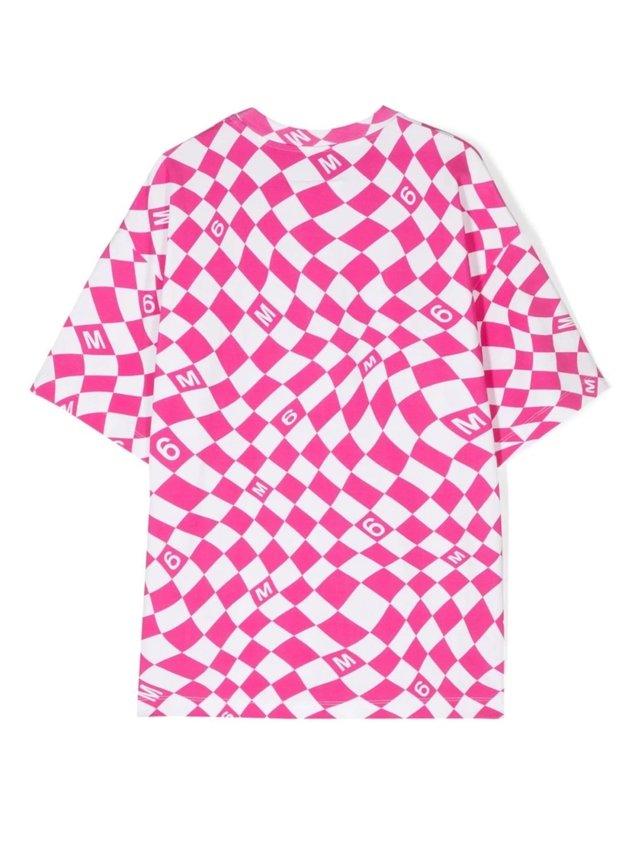 Tricou MM6 Maison Margiela roz - Img 2