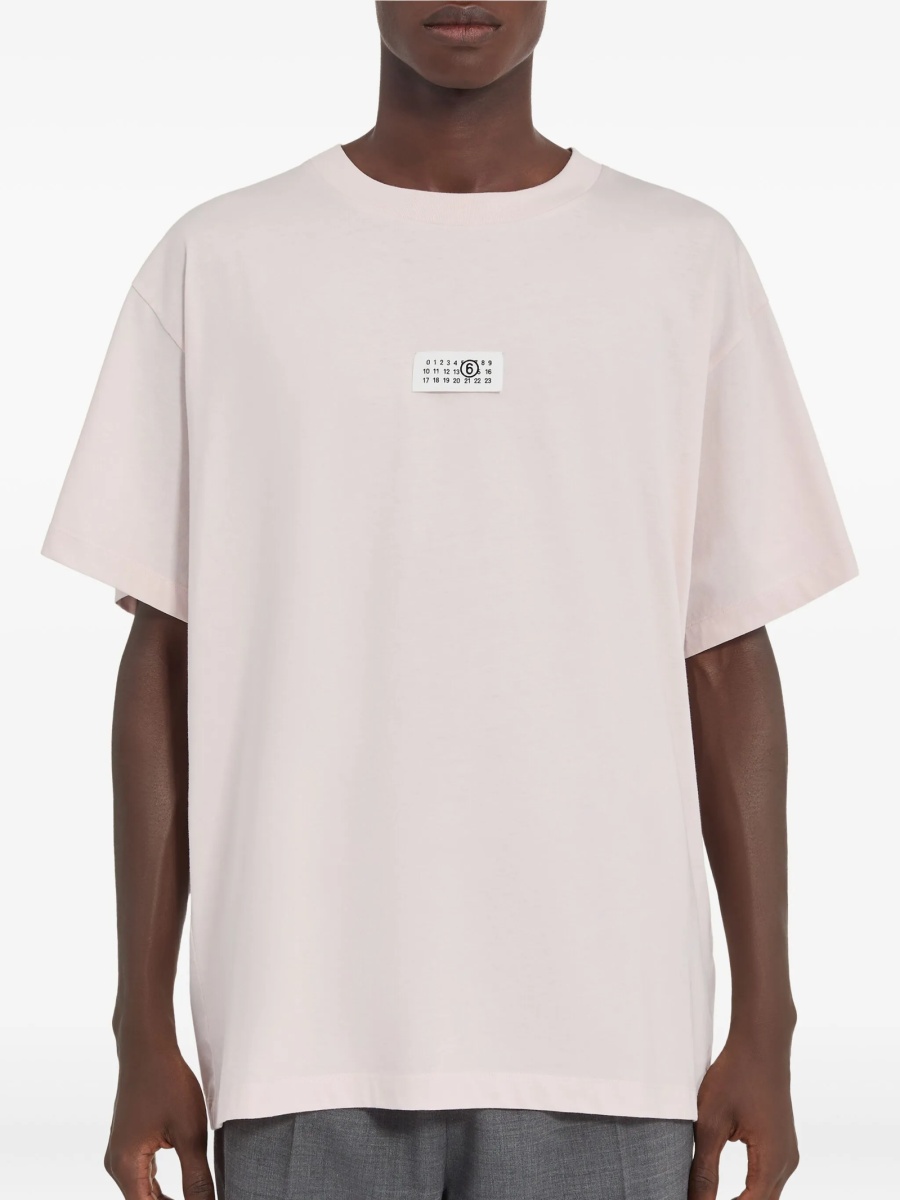 Tricou MM6 Maison Margiela roz - Img 5