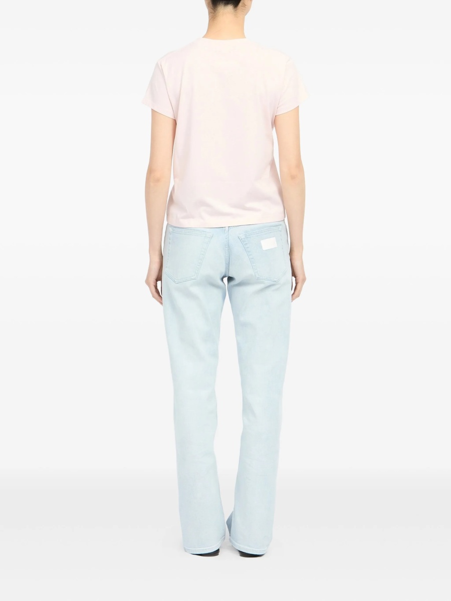 Tricou MM6 Maison Margiela roz - Img 3