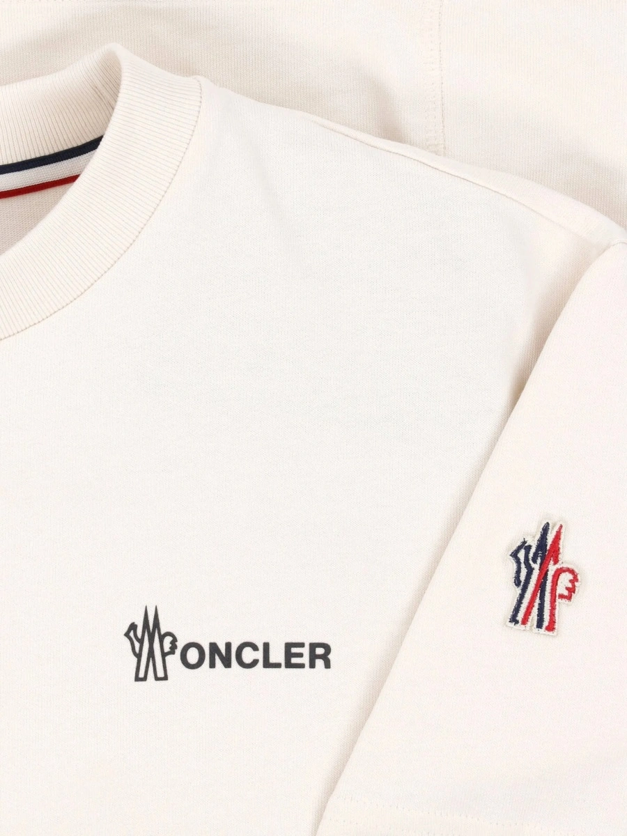 Tricou Moncler Grenoble alb - Img 3