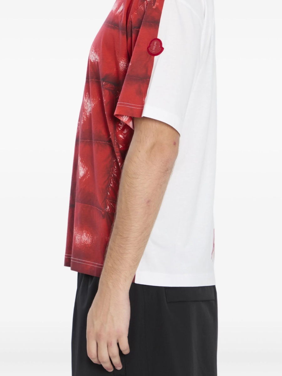 Tricou Moncler X Asap Rocky rosu - Img 3