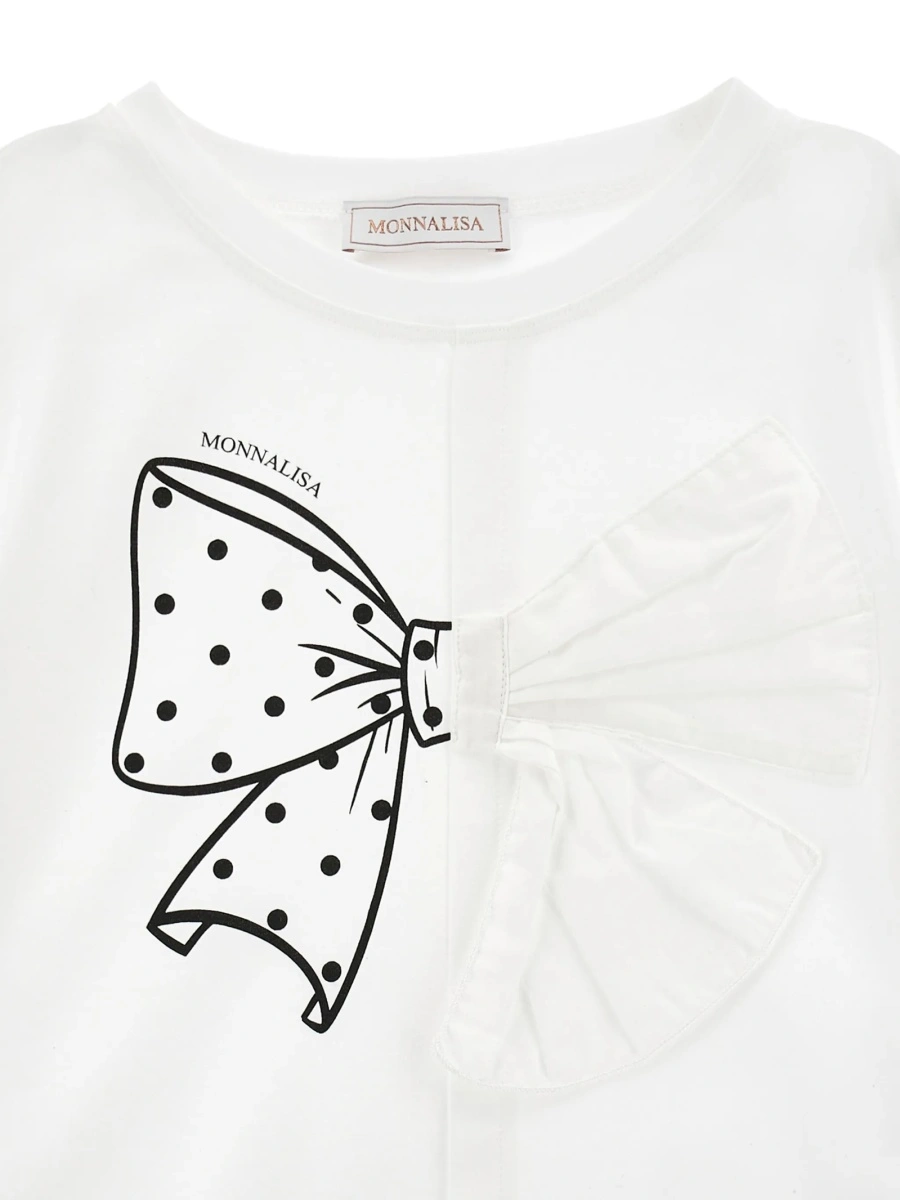Tricou Monnalisa alb - Img 3