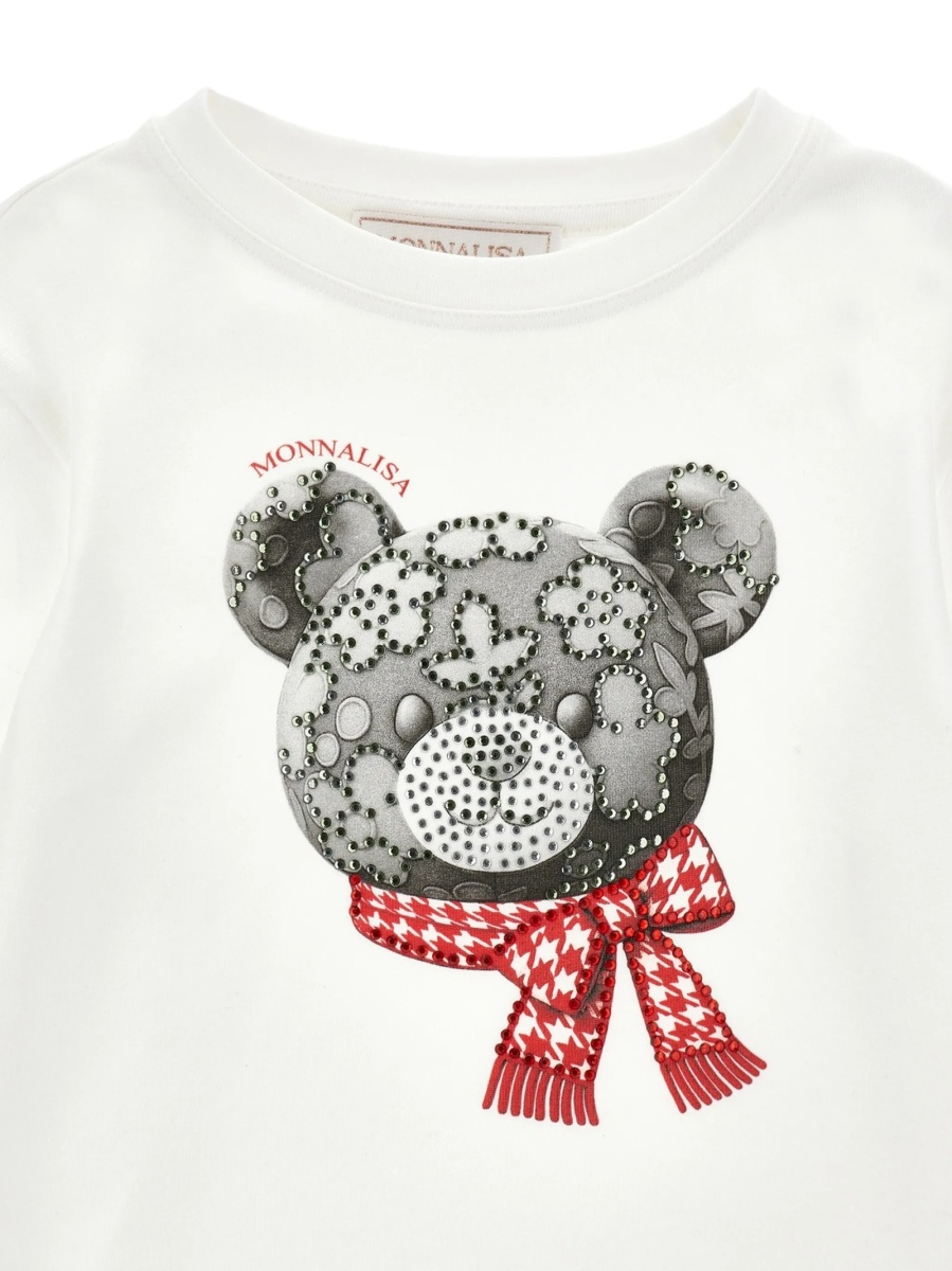 Tricou Monnalisa alb - Img 3