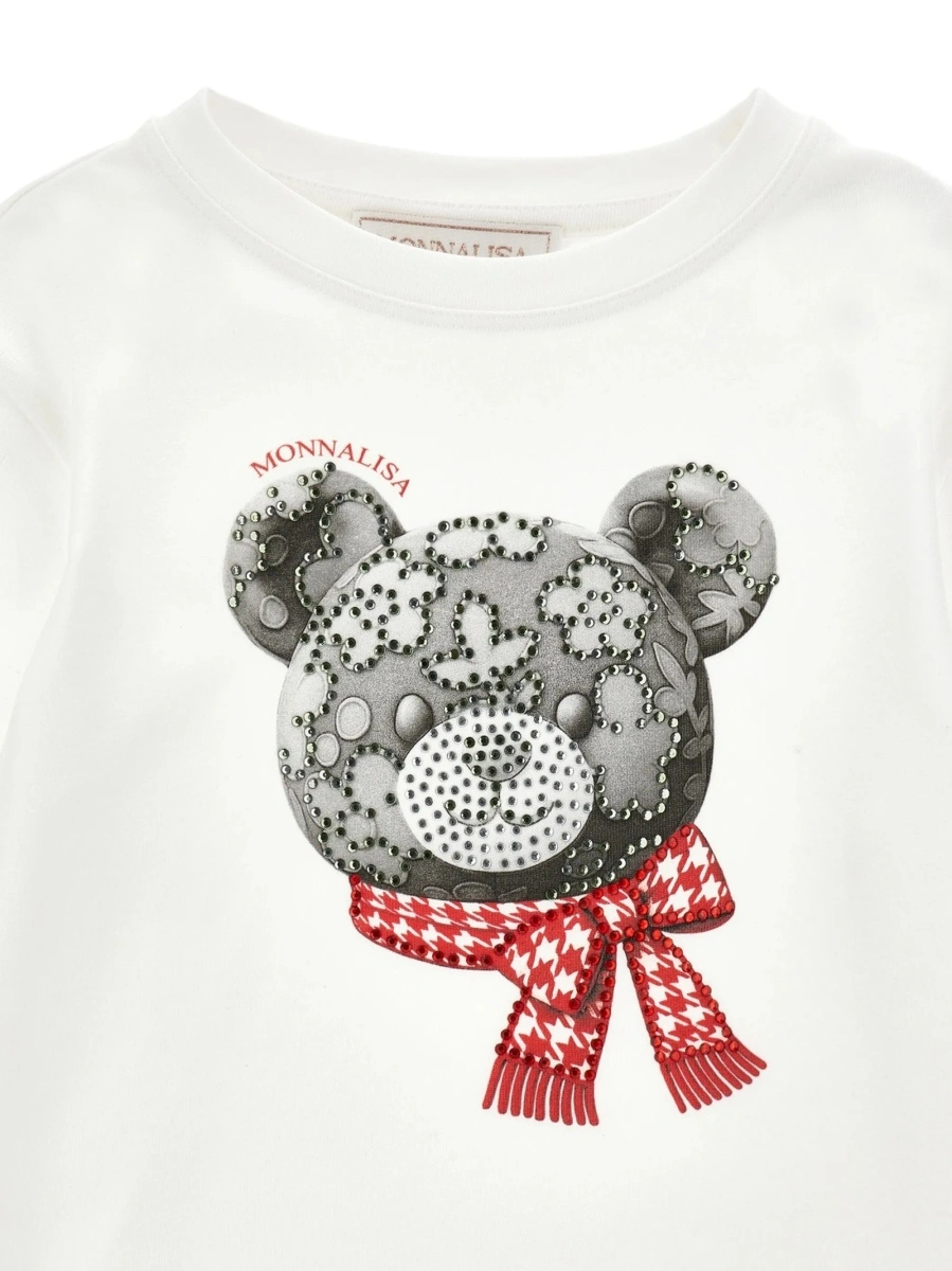 Tricou Monnalisa alb - Img 3