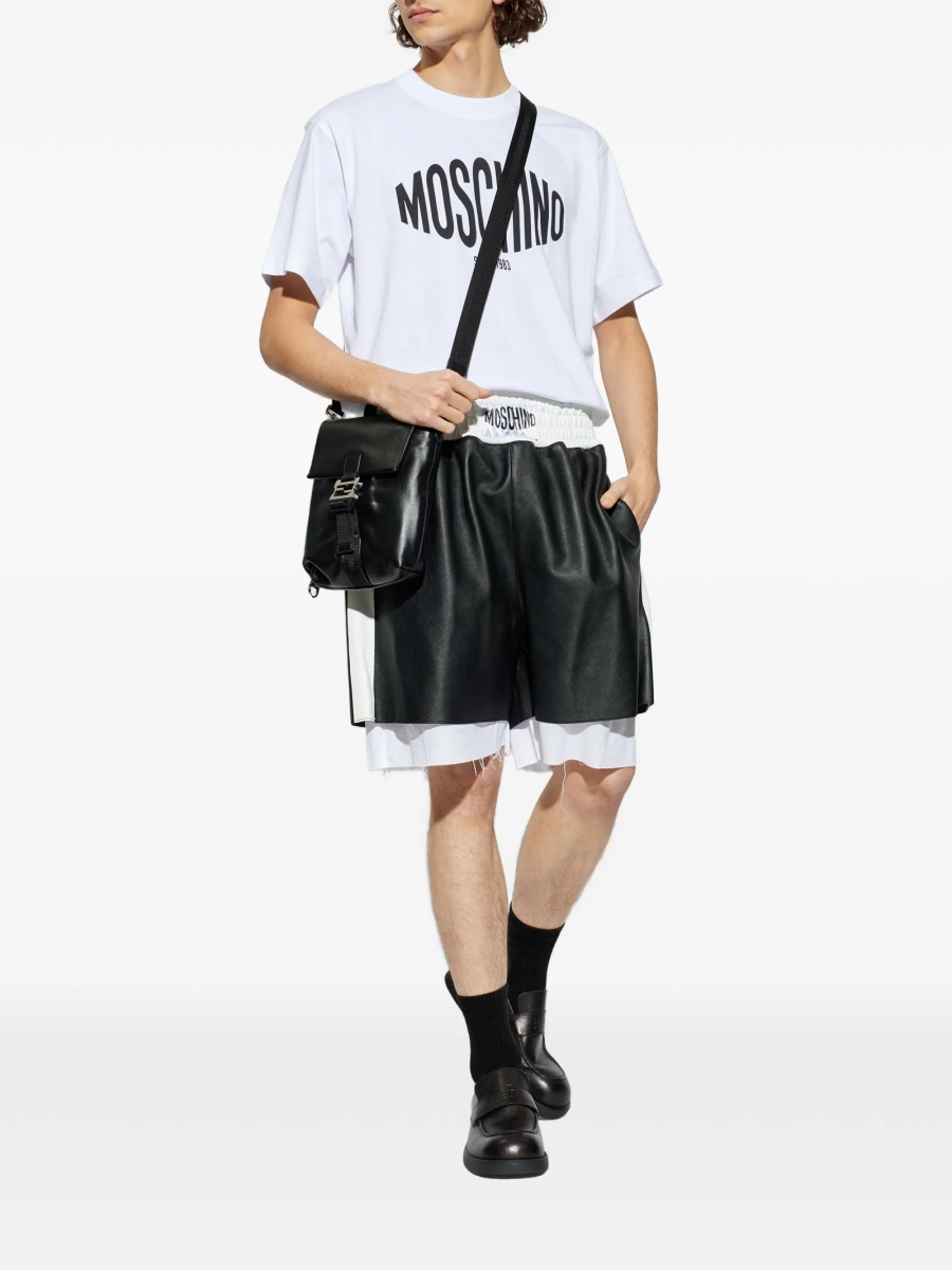 Tricou Moschino alb din bumbac - Img 2