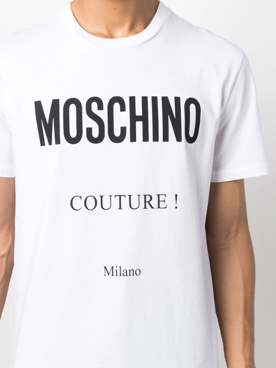 Tricou Moschino alb - Img 5
