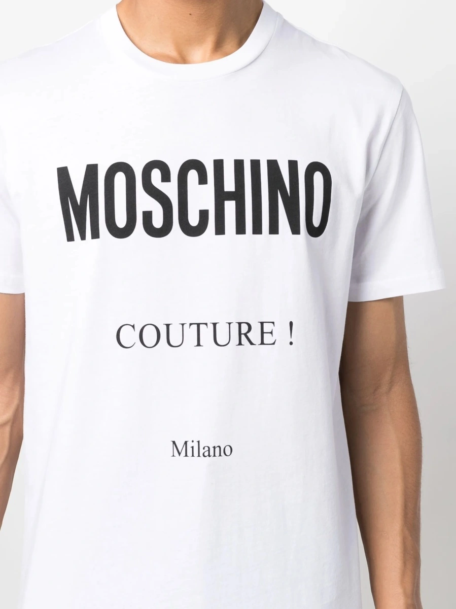 Tricou Moschino alb - Img 5