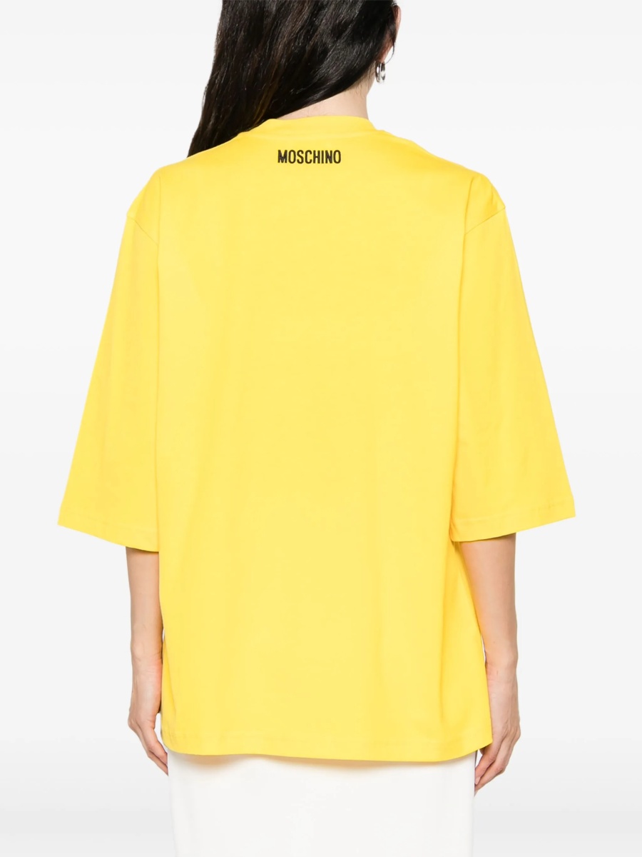 Tricou Moschino galben - Img 4