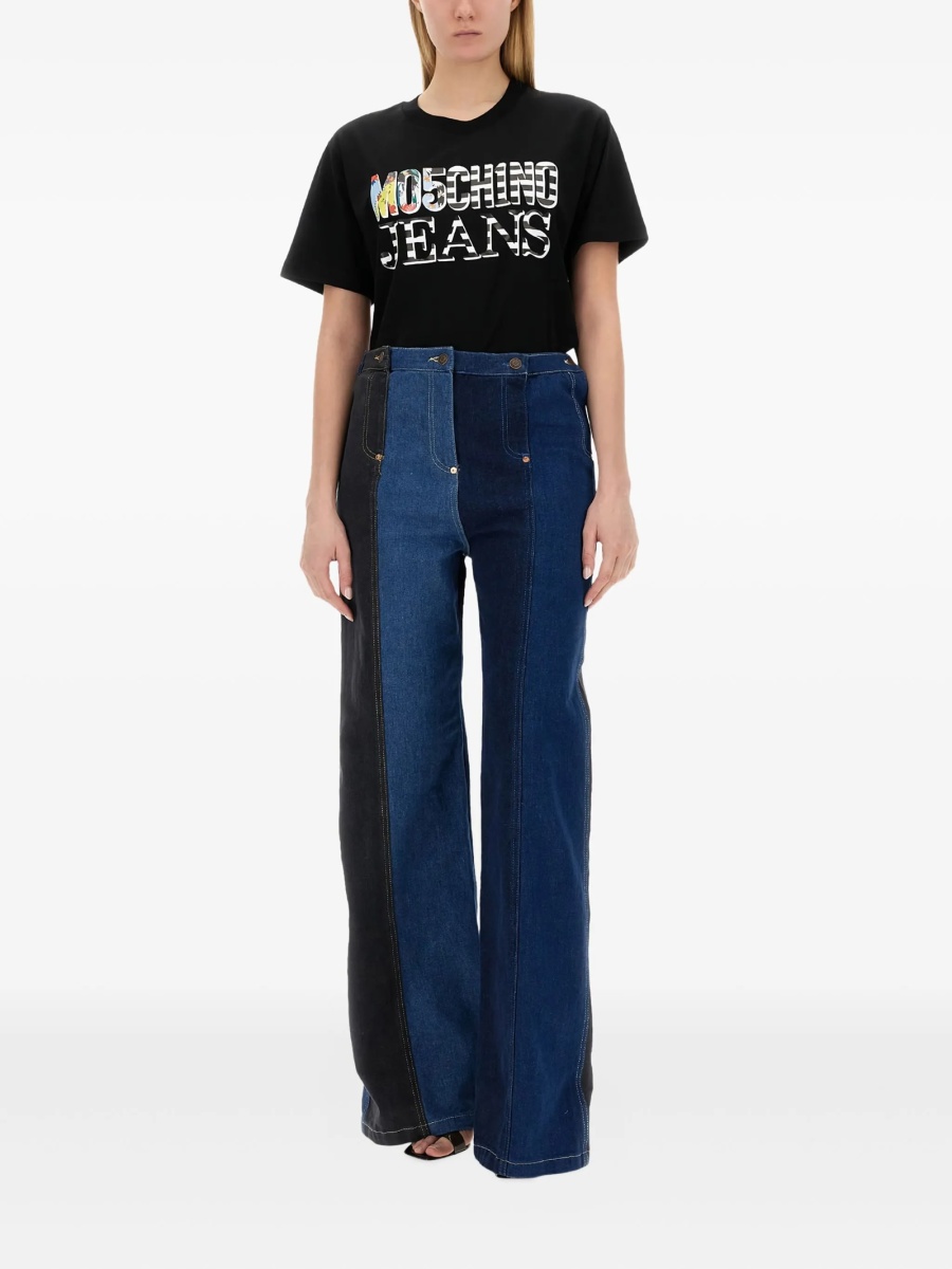Tricou MOSCHINO JEANS negru - Img 2