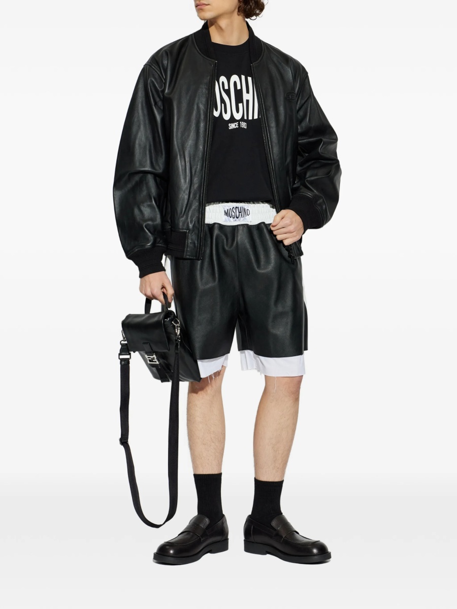 Tricou Moschino negru din bumbac - Img 2