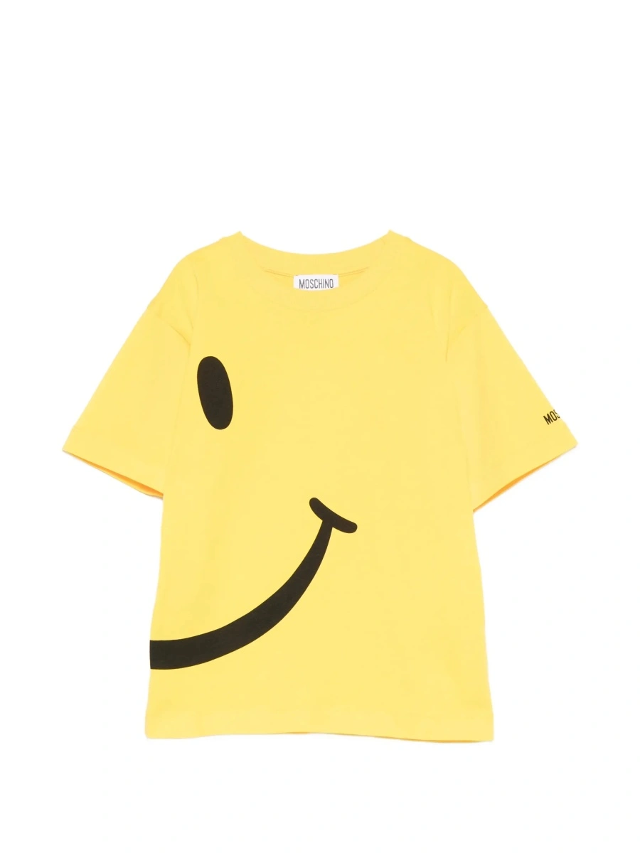 Tricou MoschinoS galben din bumbac - Img 6