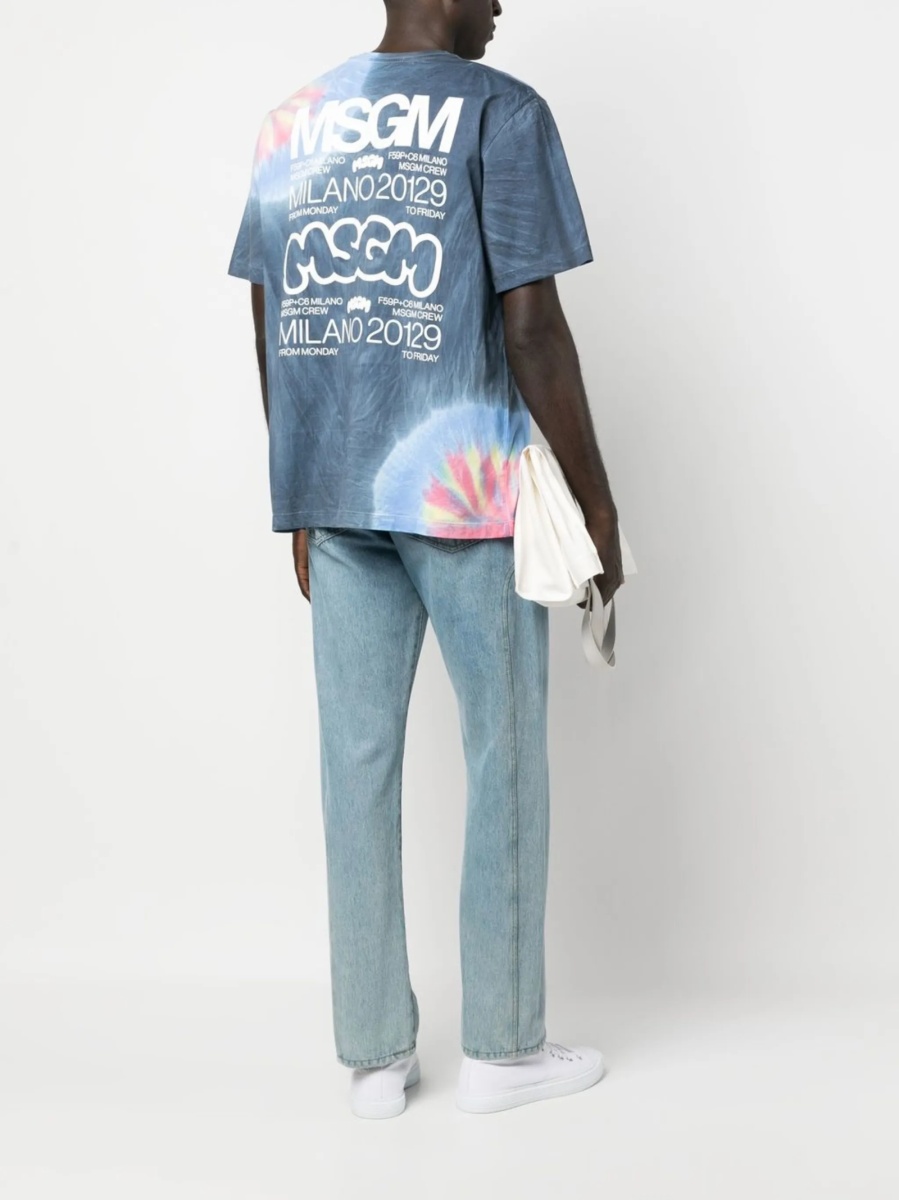 Tricou MSGM albastru - Img 2