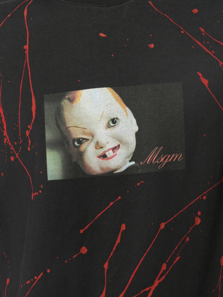 Tricou MSGM negru - Img 5