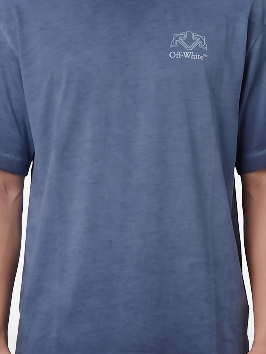 Tricou Off-White albastru - Img 2