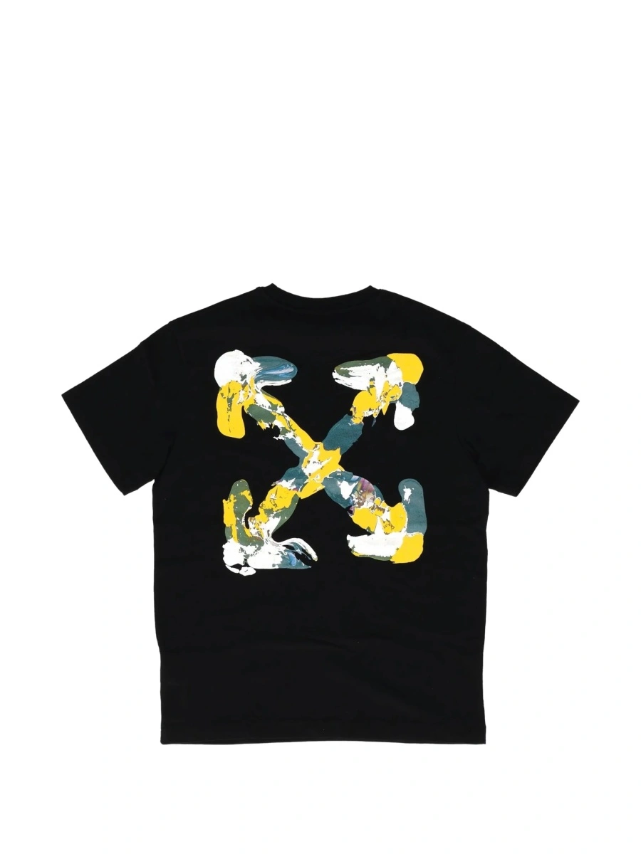 Tricou Off-White negru din bumbac - Img 2
