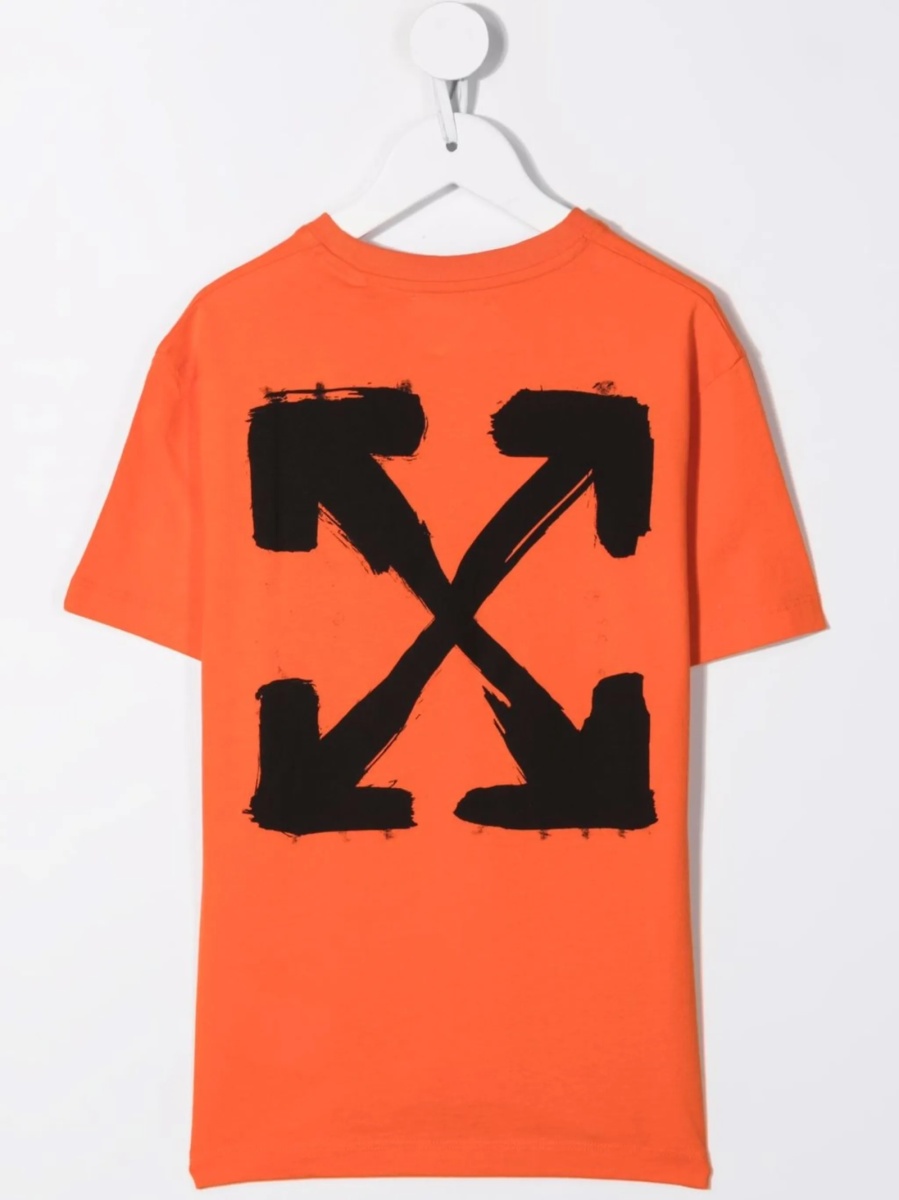 Tricou Off-White portocaliu - Img 2