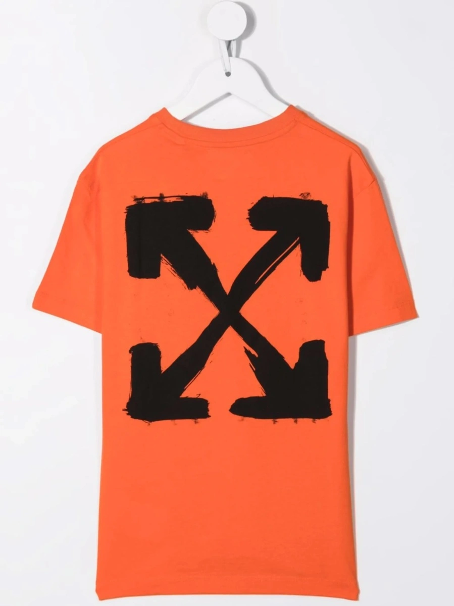 Tricou Off-White portocaliu - Img 2