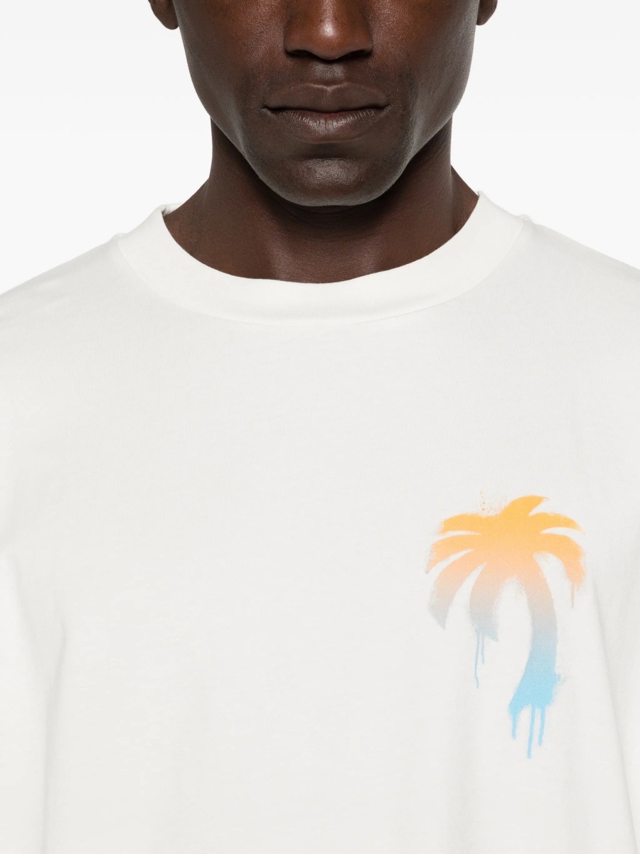 Tricou Palm Angels alb - Img 5