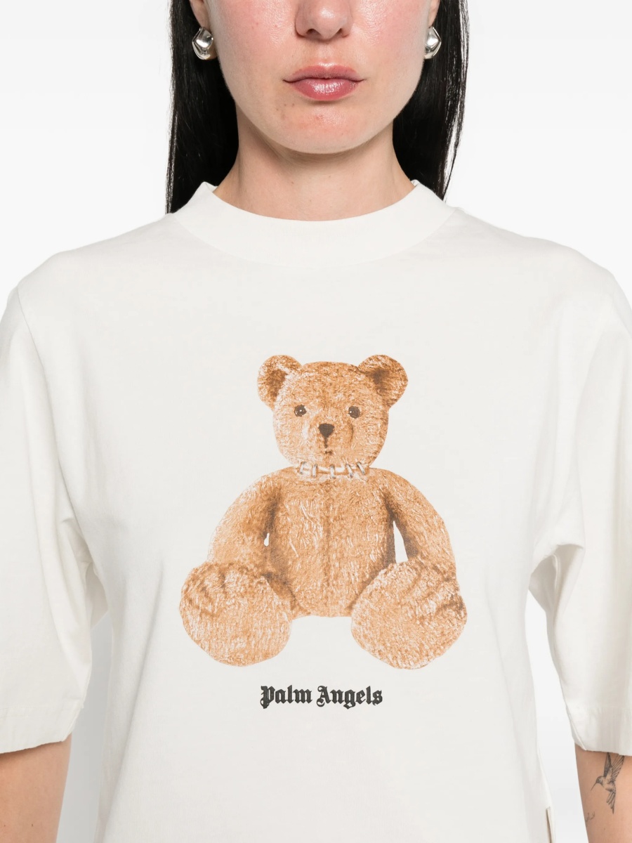 Tricou Palm Angels Bear neutru - Img 5