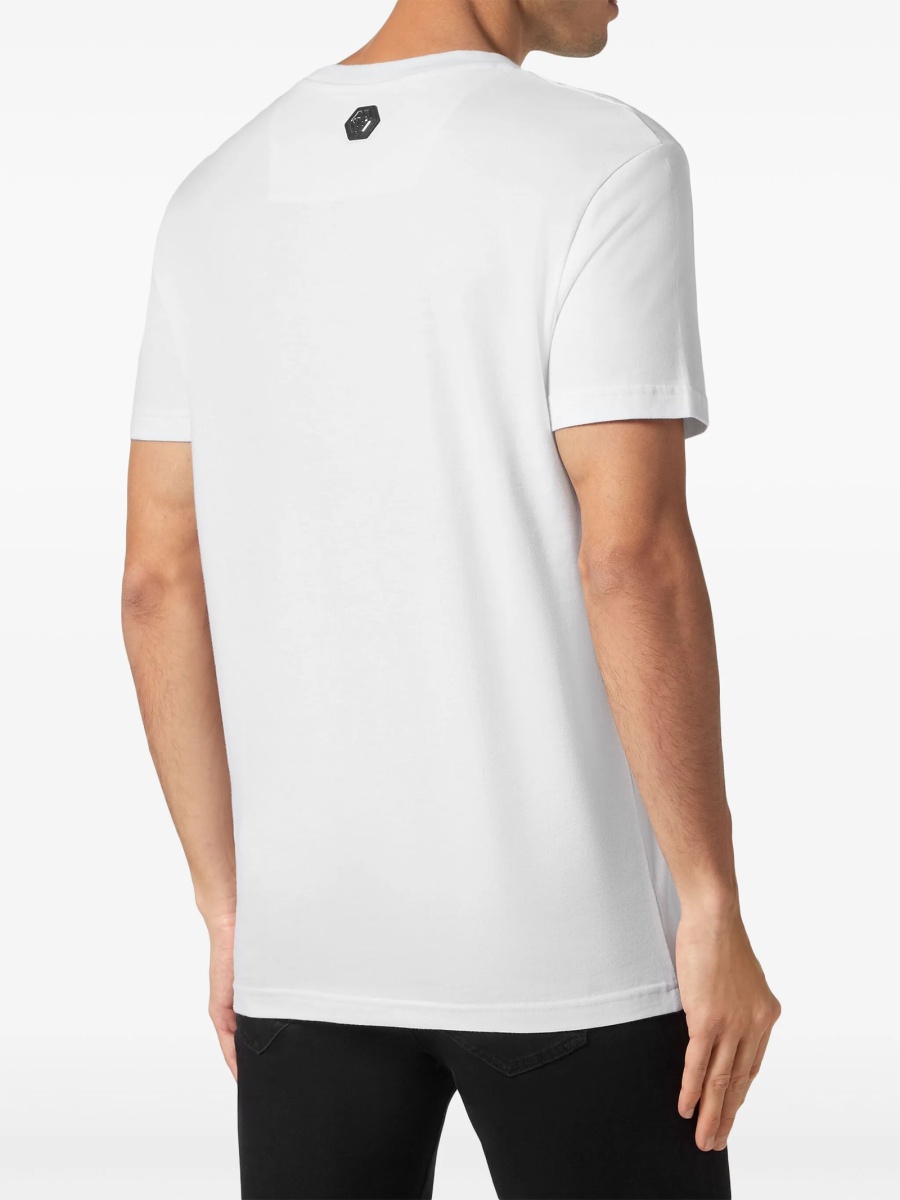 Tricou Philipp Plein alb - Img 4
