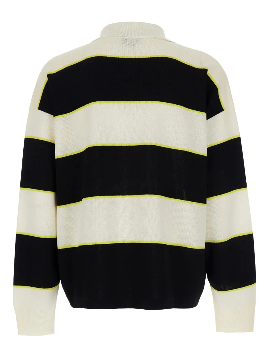 Tricou polo Alexander McQueen alb din bumbac - Img 4