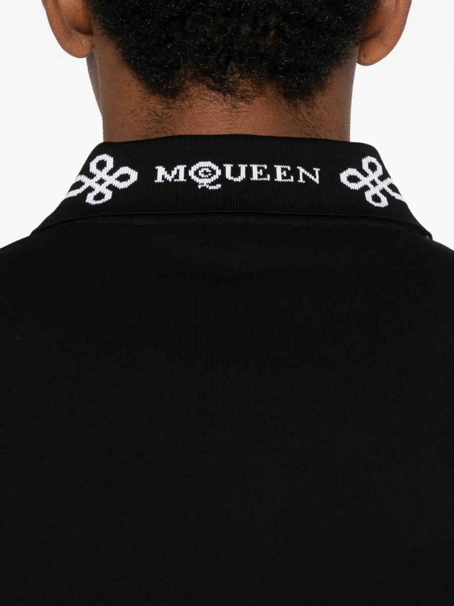 Tricou Polo Alexander McQueen negru - Img 4