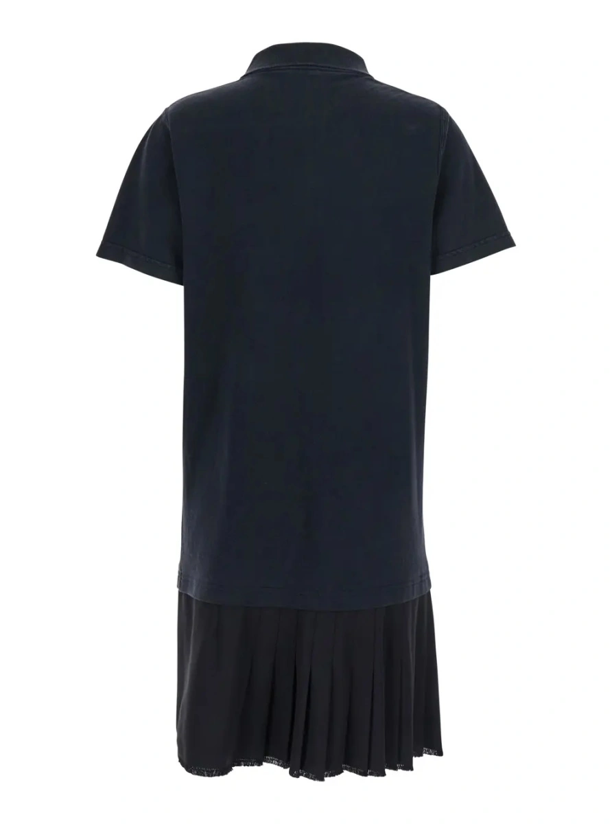 Tricou polo Balenciaga negru din bumbac - Img 2